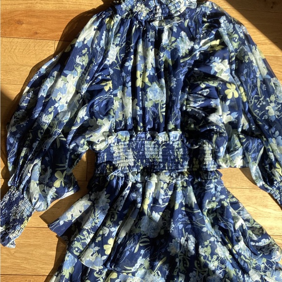 ELLIATT Astrid floral, long sleeve midi dress - Picture 8 of 10